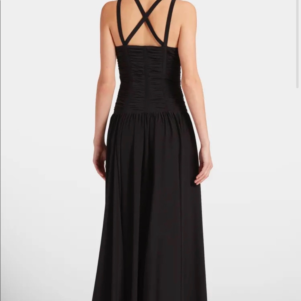 Anya Gathered Dropped Waist Gown - Picture 2 of 10